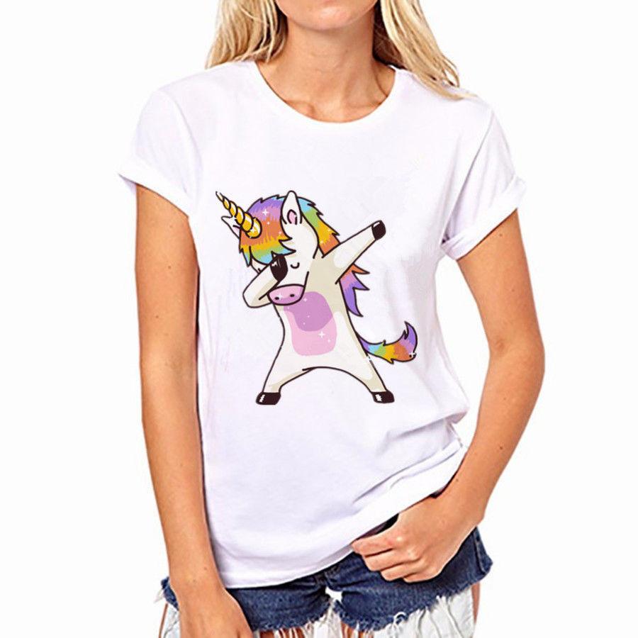 Divertida Dab Camiseta Baile Unicornio Perro Gato Oso Dabbing Tshirt Tee