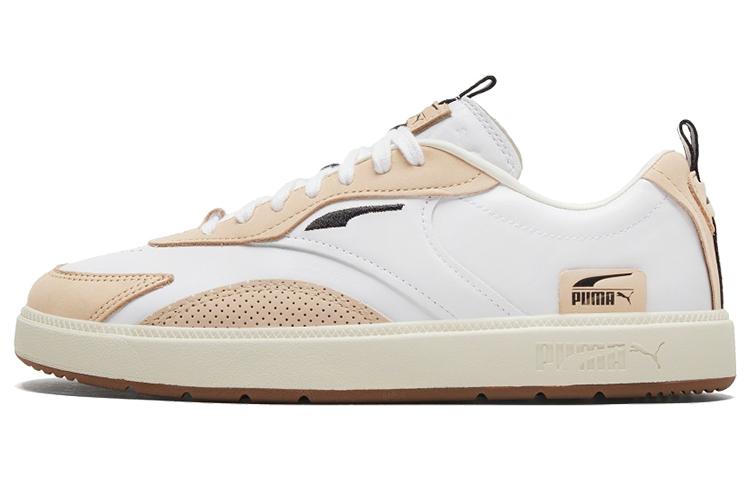 PUMA Oslo Pro Soft White/Orange Low Casual Board Shoes 374085-01 35.5