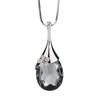 2021 Fashion Alluring City Water Drop Love Crystal Temperament Pendant Versatile Accessories Sweater Chain Long Necklace Women