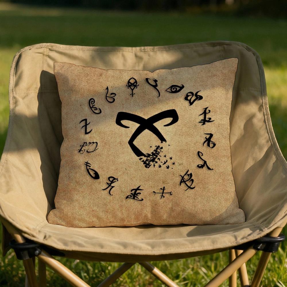 SShadowhunters Cushion Cover Soft Reversible Durable Pillow Cover MultiScene Use for Home Car Daily Comfort