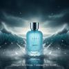 Ocean Drift Long Lasting Perfume for Men 100ml | Extrait De Parfum Fresh Aquatic Fragrance with Sea Notes, Grapefruit & Bay Leaf |