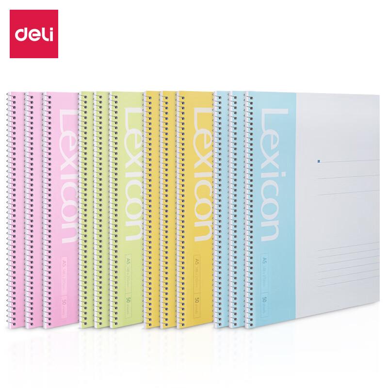 Deli 7682 A5 Spiral Notebook