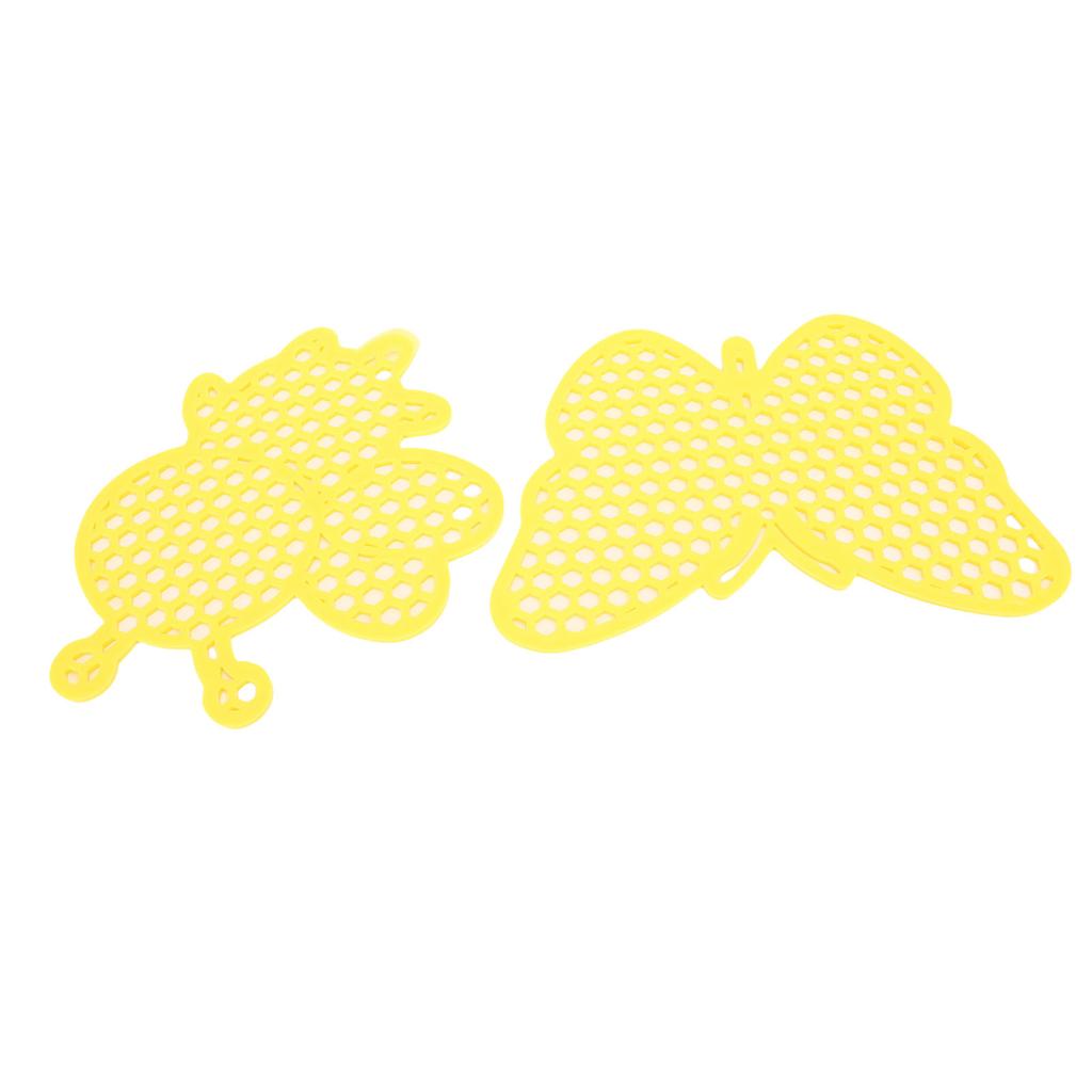 2 Pcs Floating Bee Island Secure Landing Spot Decorative Floating Bee Water Station for Outdoor