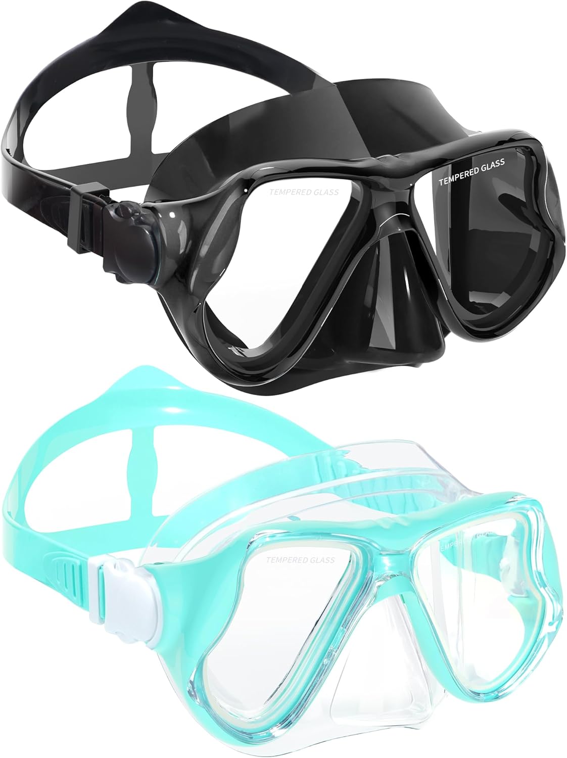 

Anti-Fog Swimming Goggles with Nose Cover for Adults Youth, 180° Clear View Snorkel Diving Mask United States