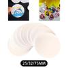 100Pcs Button Badges Blank Paper Round Blank Cards Gift Lightweight Attachments Button Making Supplies Craft Making for Kids