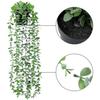 2pcs Artificial Eucalyptus Plants Indoor Outdoor Natural Vine Potted Plant Hanging Decoration Room Decors