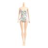 Soft Cloth Fashion Doll Beachwear Floral Print Doll Swimwear Doll Swimsuit Clothes  Doll Dress Up