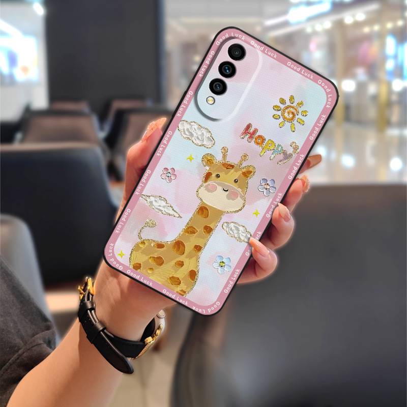 Protective Anti-dust Phone Case For Wiko T50 Cute Soft case Animals Silicone Shockproof Fashion Design Durable Cartoon