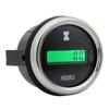 52mm Electronic Hour Meter Green LED Digital Hours Gauge Counter Universal for Motorcycle Car Marine Boats ATV 12V 24V