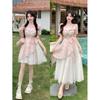 Princess Style Plus Size 2026 Sweet Summer Mesh Bow Dress