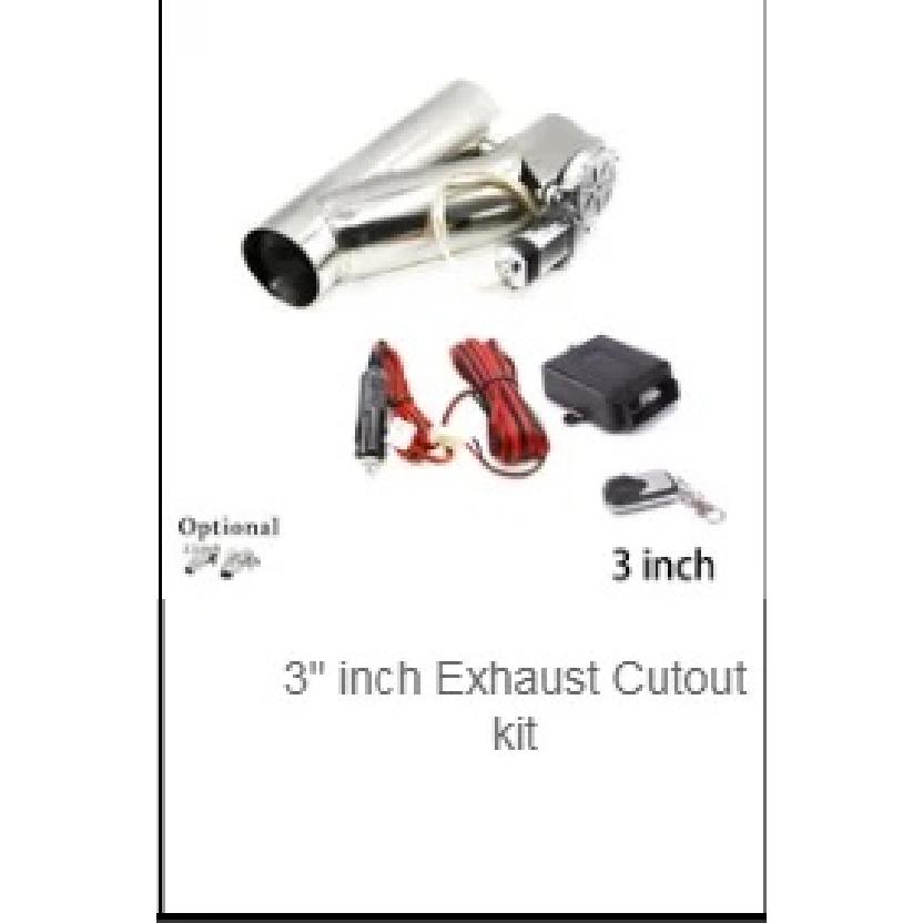 2'' 2.25'' 2.5" 3'' Exhaust Control Valve Exhaust Pipe Electric Y Pipe Exhaust Electrical Cutout Pipe with Hand-wire Wholesale
