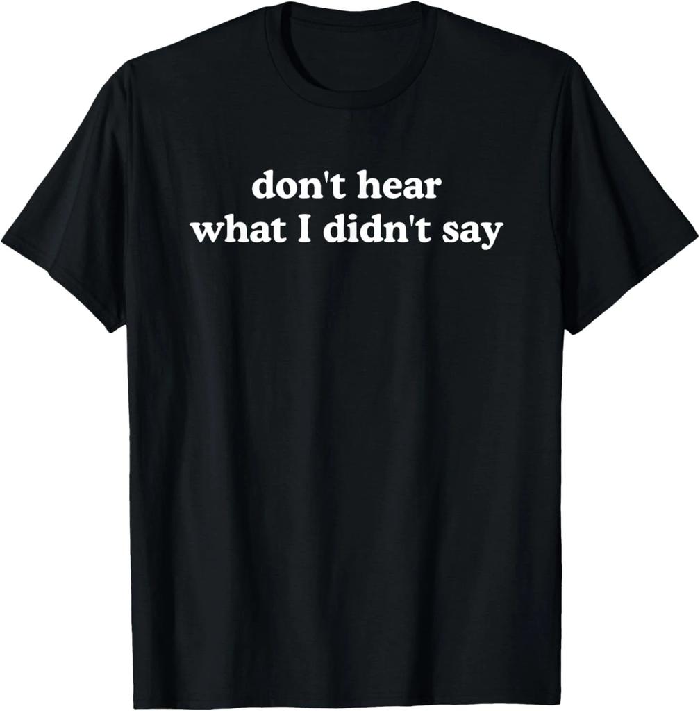 Don't Hear What I Didn't Say Tee Minimalist Autism Awareness T-Shirt