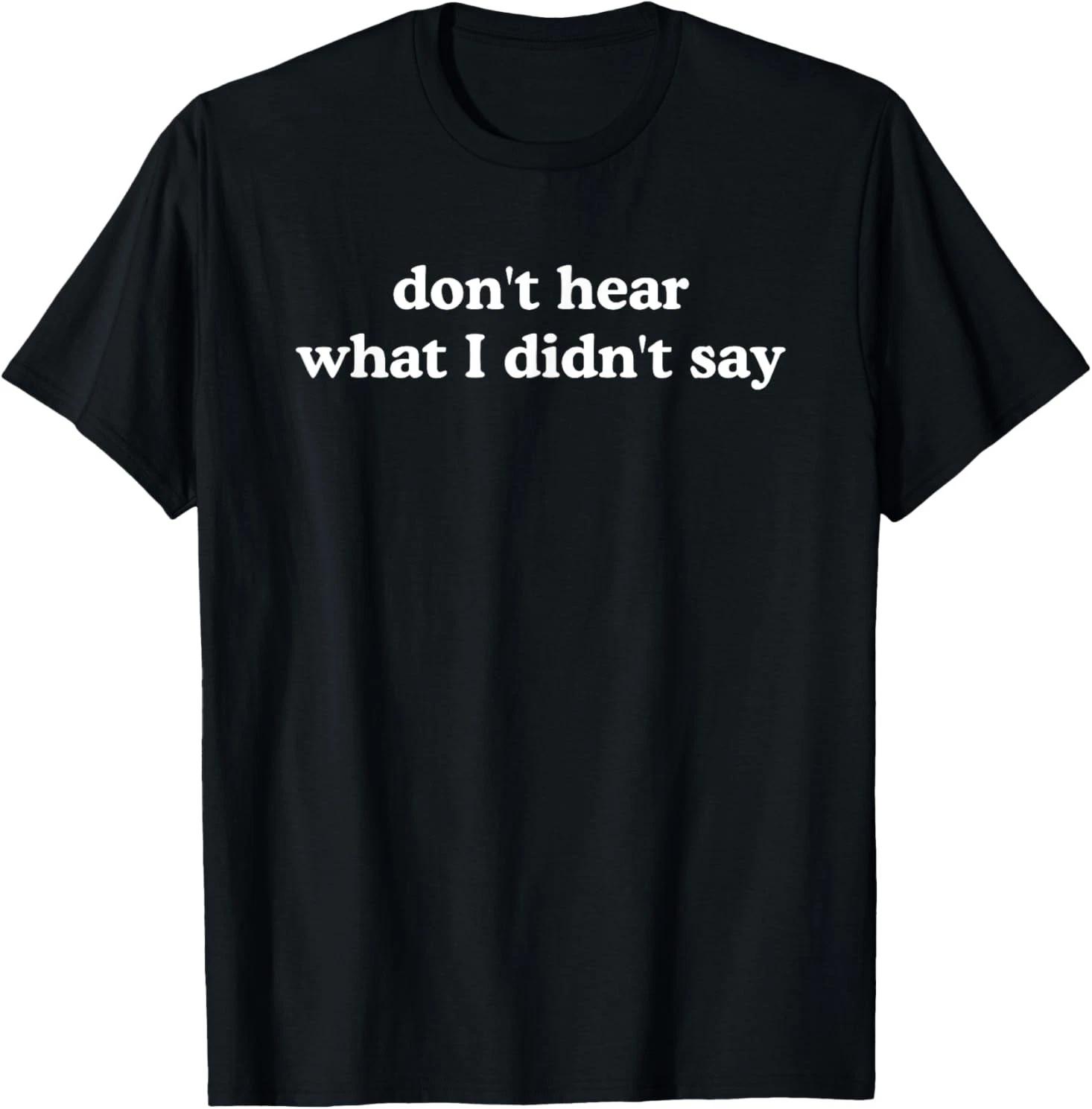 Don t Hear What I Didn t Say Tee Minimalist Autism Awareness T-Shirt 2XL