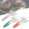 Kitchen Tongs Barbecue Clamp Anti Scald Fried Steak Turner for Meats,Pizza Pies,Burger