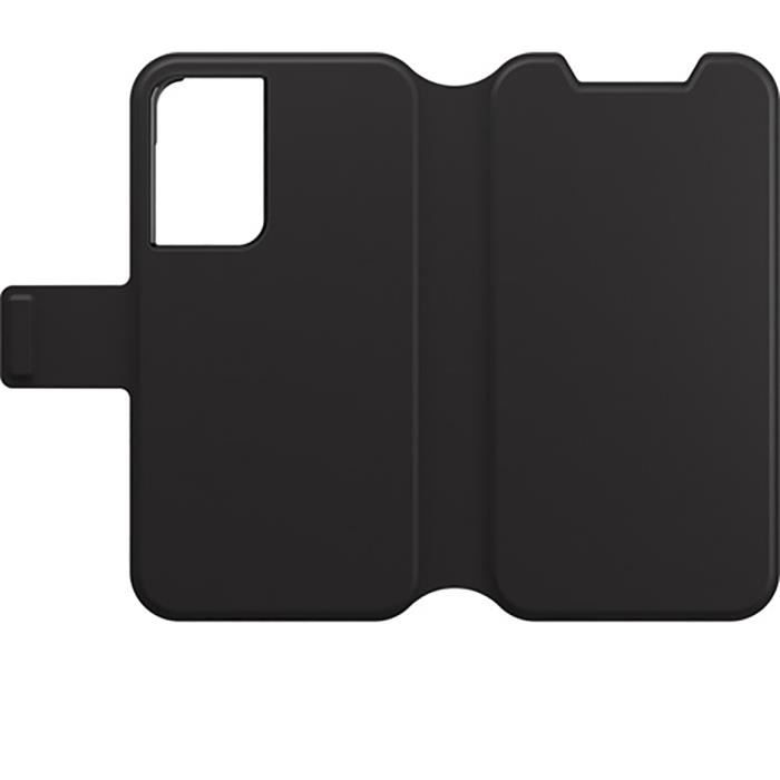 Reinforced Folio - Otterbox - Strada Via - Compatible Galaxy S22+ 5g - Color Black - Hard Case