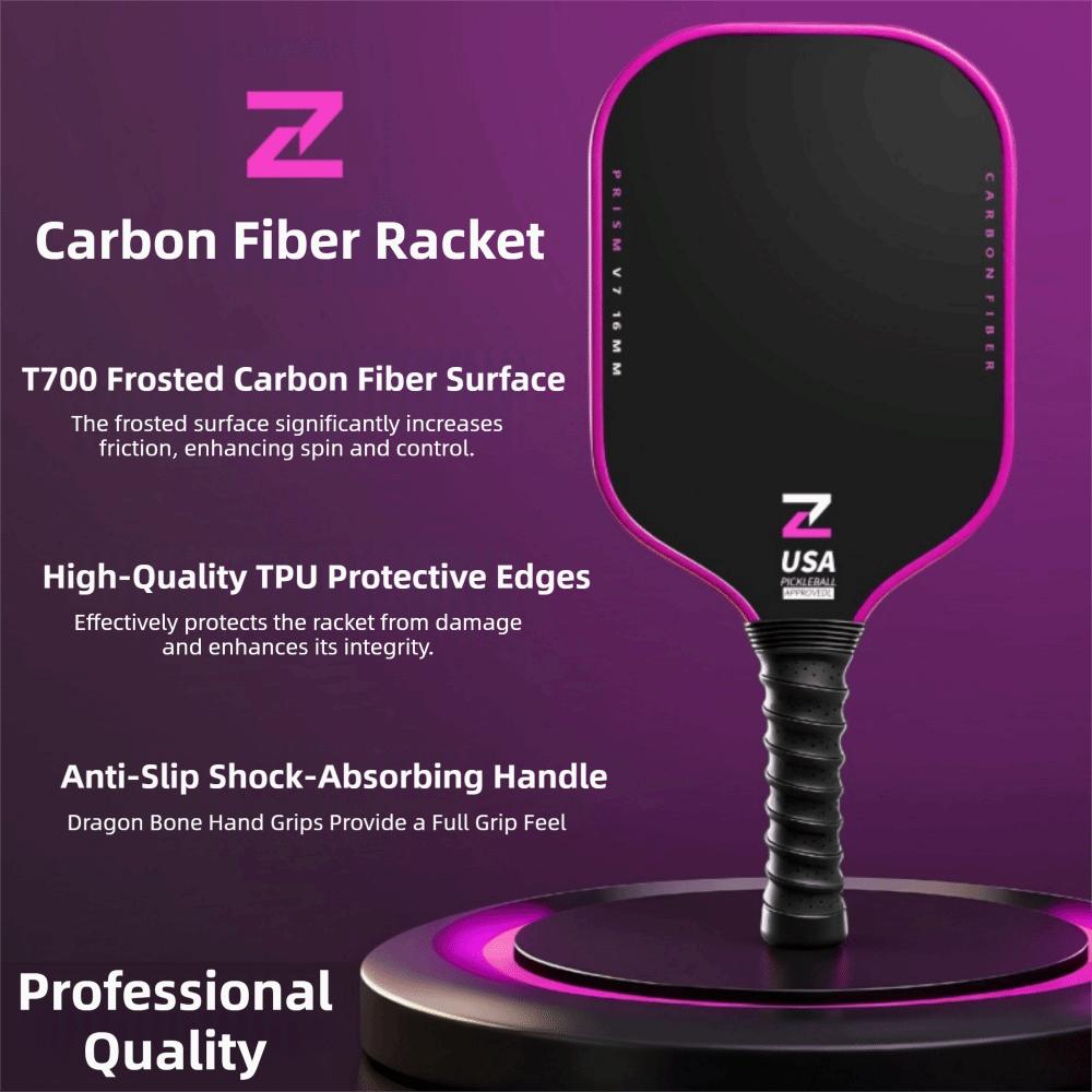 Carbonvezel Pickleball Rackets T700 Pickle Ball Paddle Duurzaam Pickleball Racket