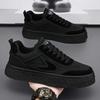 Men's Wheat-Colored Thick-Soled Skateboard Shoes - Autumn/Winter 2025 Korean Style Casual Non-Slip Sports Sneakers