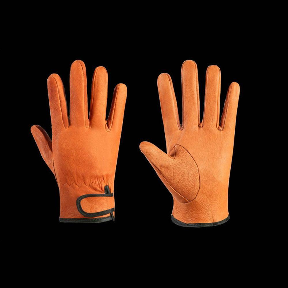 Comfortable Gardening Safety Gloves Flexible Driving Gloves Leather Working Gloves  Farms