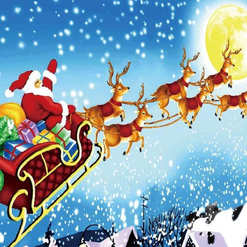 Curtain Shower Printed Christmas Bathroom Set With Thickened Fabric Waterproof