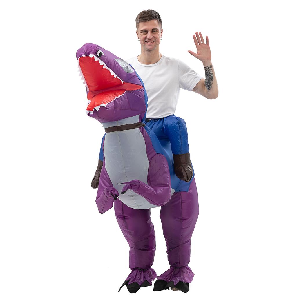 Adult Dinosaur Inflatable Costume Anime Suits Dress Mascot Halloween Party Cosplay Costumes for Man Woman Boys Girls