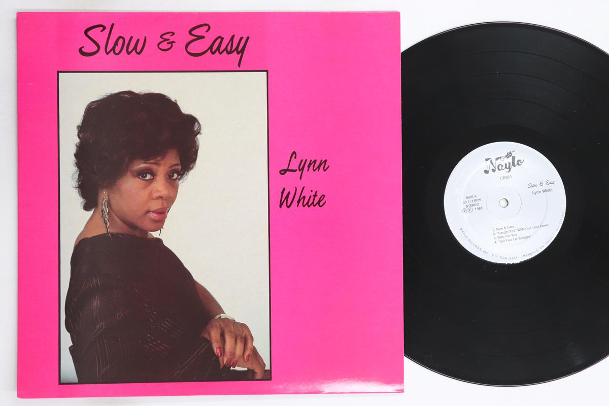 

LP Record LYNN WHITE - Slow & Easy 13001 WAYLO 1985 US Soul/Funk Used