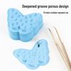 100-Pack Eyelash Extension Glue Trays - Base-less PVC Pads