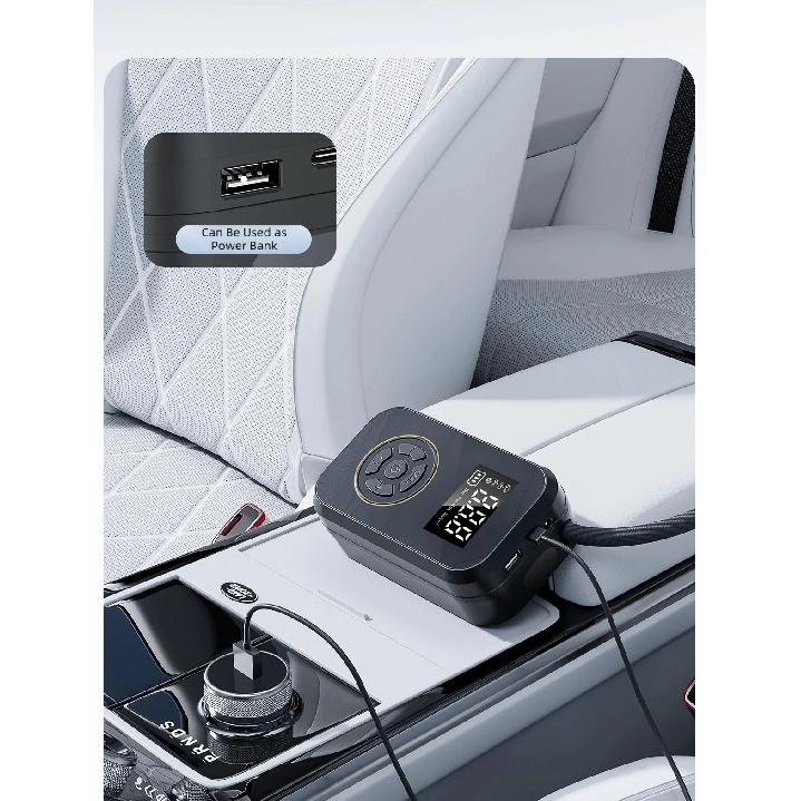 Wireless Car Air Pump Bike Inflato Quick Charging Car Tire Wireless Air Pump Intelligent Electric Tire Inflator Car Motorcycle