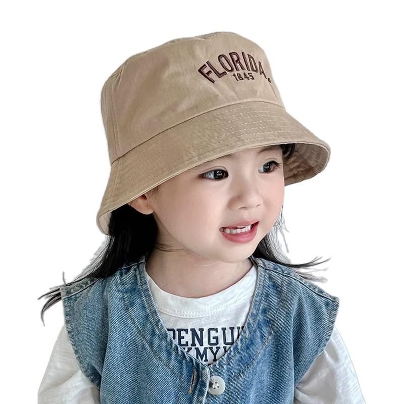 Korean Style Kids' Sun Protection Bucket Hat for All Seasons