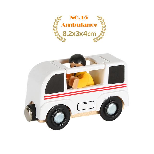 

Деревянная железная дорога, магнитный поезд, игрушки, деревянные аксессуары для железнодорожных дорожек, вертолет, автомобиль, грузовик, железнодорожные пути, детали для детских игрушек