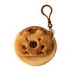 Cute Kapibara Mini Coin Bag Cartoon Furry Capybara Small Pendant Accessories Pendant Round Cake Bag