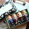 20pcs Vintage Gold Foil Washi Tape Set Crane Cosmic Fantasy Sakura Flower Adhesive Masking Tapes DIY Decoration Sticker A6157