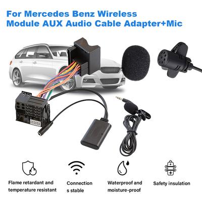 Radio Stereo Harness Adapter AUX IN Audio MP3 Music Adapter Car Stereo Bluetooth-Compatible Kit for Mercedes-Benz W169 W245 W203