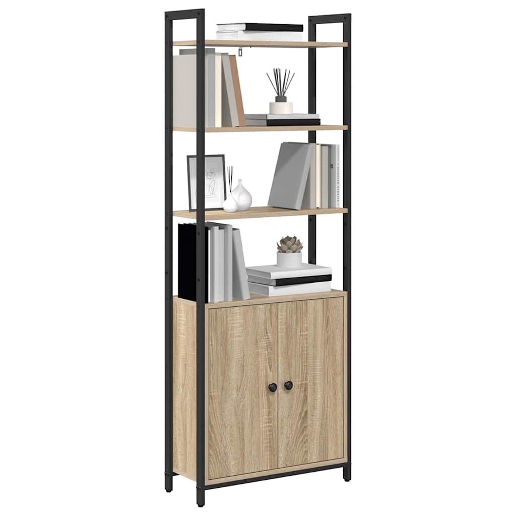 Bookshelf Sonoma Oak 60 x 24 x 161 cm Particleboard