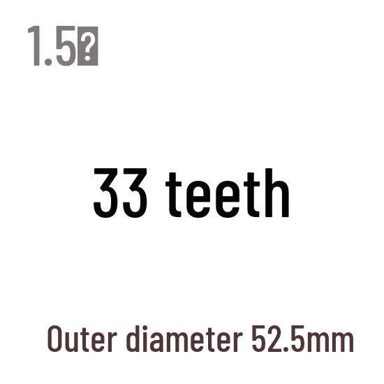 1,5M Modul Stirnrad, 13-120 Zähne, Stahl Zahnstange, 45 Stahl, Wärmebehandelt