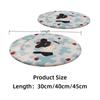 Polyester Ice Silk Seat Cushion Round Shape Dining Chair Cushion New Chair Sitting Pad  Summer Use