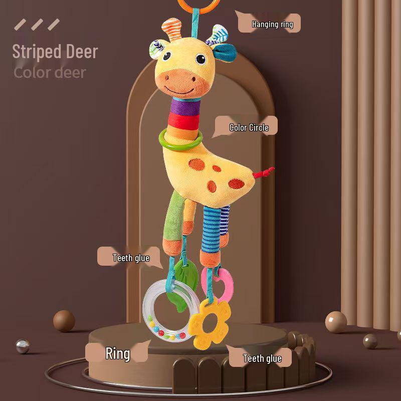 

Подвеска-погремушка для коляски и кроватки: Успокаивающая детская игрушка для автокресел