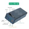 C16N Odnímateľný QC3.0 PD LCD displej Urob si sám 16x18650 puzdro na batériu Puzdro na batériu Power Bank Shell 5W/10W bezdrôtový nabíjací box bez batérie