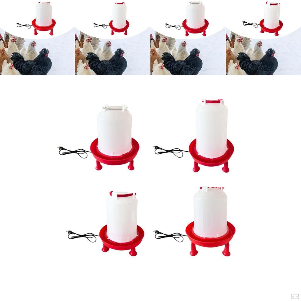 Chicken Water D Base Large Capacity Waterer for Chickens