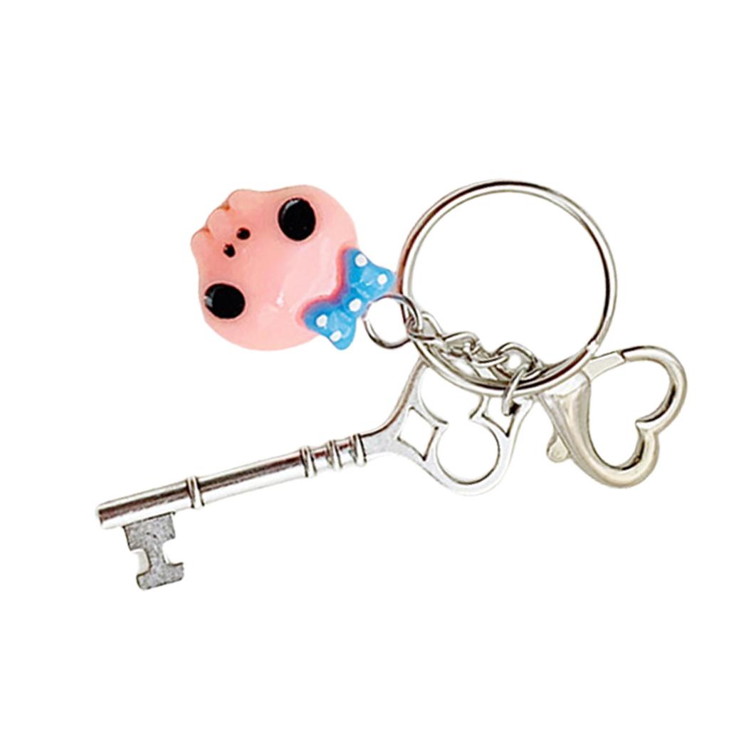 Eye Keychain Charm Colorful Alloy Key Rings Portable Key Holder Key Accessory Bag Pendant for Couples and Students