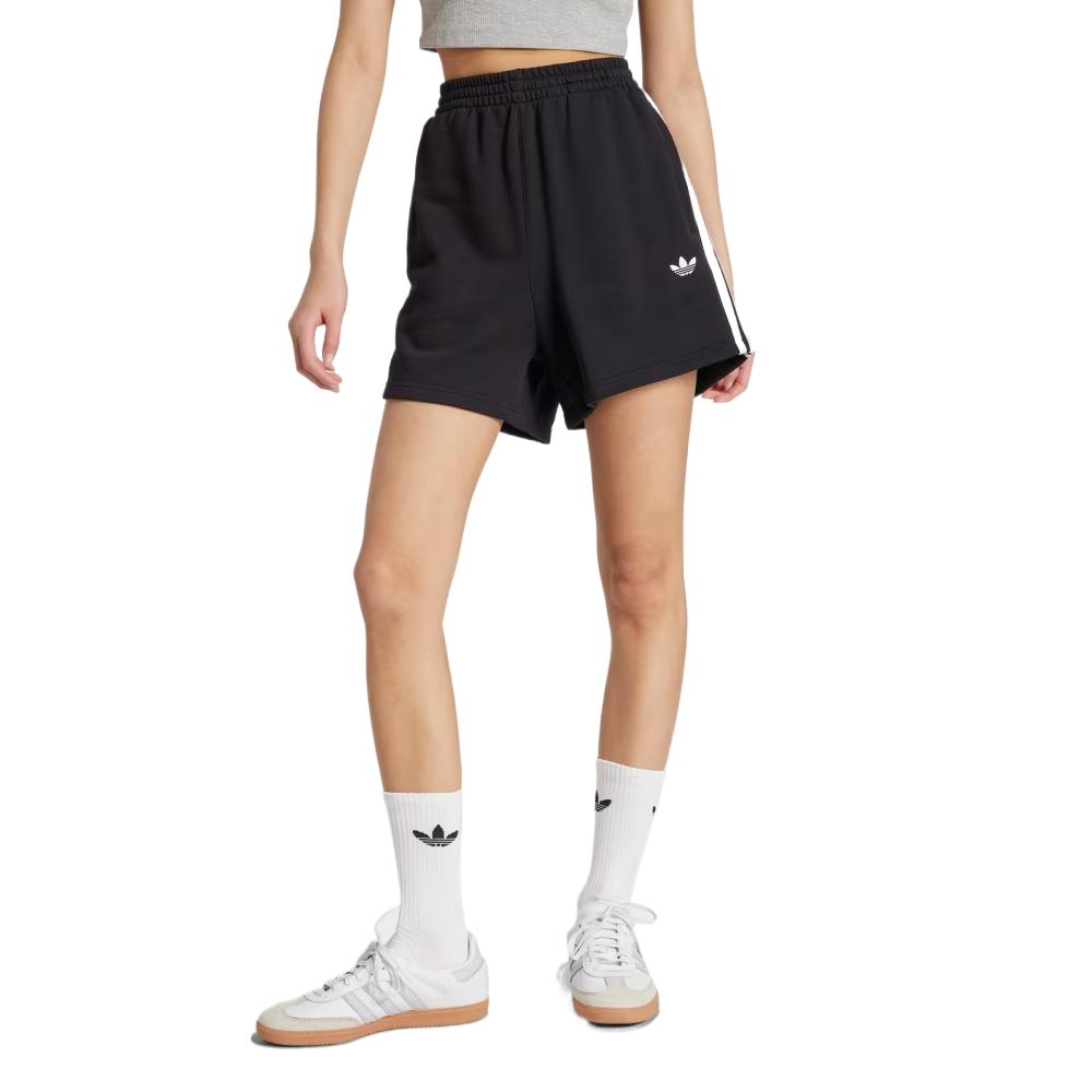 Women's Shorts Adidas Originals Adicolor Casual Shorts Women's Black White Moderate