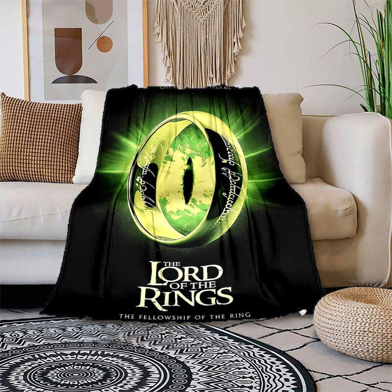 

1pc One Ring to Rule Them All Cartoon Blanket,Portable Throw for Travel & Camping, All Season Cozy Blanket,Ideal Gift 80cmx120cm
