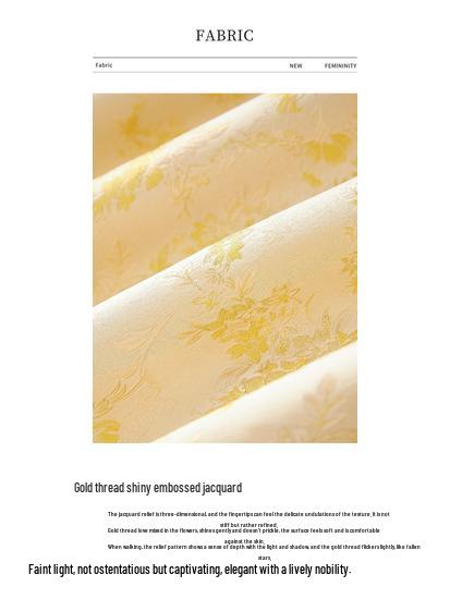 Ruicai Reversible Gold Thread Jacquard Jacket - Women's Autumn Style