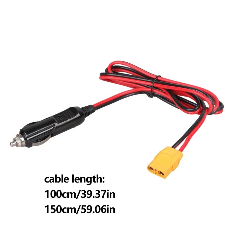 Haltbarkeit 14AWG XT90 Buchse zu Autoladegerät Stecker Konverter Kabel 12V-24V 15A für Powerstations Netzkabel