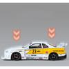 1/24 Nissan Skyline GTR R34 Silvia S15 Alloy Modified Vehicles Diecast Metal Scale Car Model  Sound and Light Childrens Toy Car Gift
