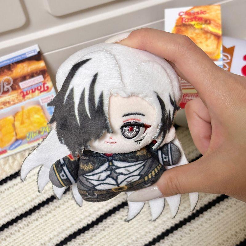 Schattige Honkai Star Rail Boothill 10cm Mini Katoenen Pluche Pop Spelkarakter Rugzak Hanger Zacht Verzamelobject Cadeau Voor HSR Fans 10cm