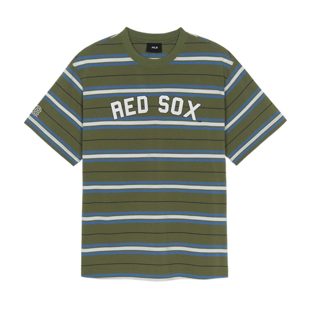 New MLB Boston Red Sox T Shirt Women's Khaki 3ATSV0353-43KAL