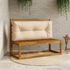 Pallet Backrest Cushion VIANEN 100percent  Polyester Sand