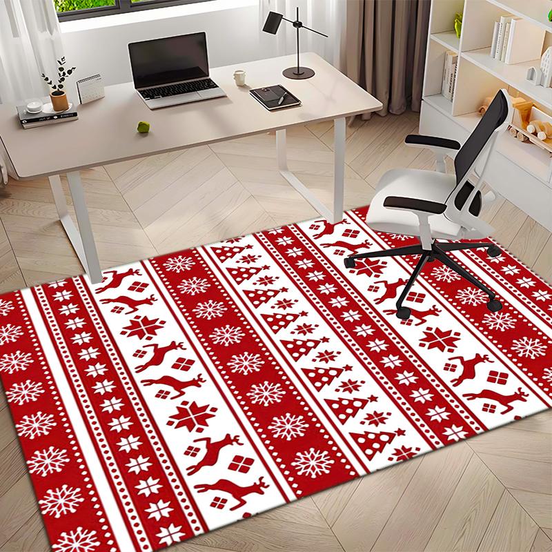 Christmas Nordic Design Carpet Home Decor Printing Room Protective Pad Bathroom Mat
