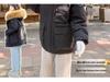 Women's 2025 Outdoor Workwear Short Down Jacket with Big Fur Collar - Loose Korean Style 90% White Duck Down Parka Coat