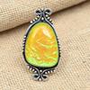 Yellow Triplet Opal Gemstone 925 Sterling Silver Handmade Ring Women Jewelry